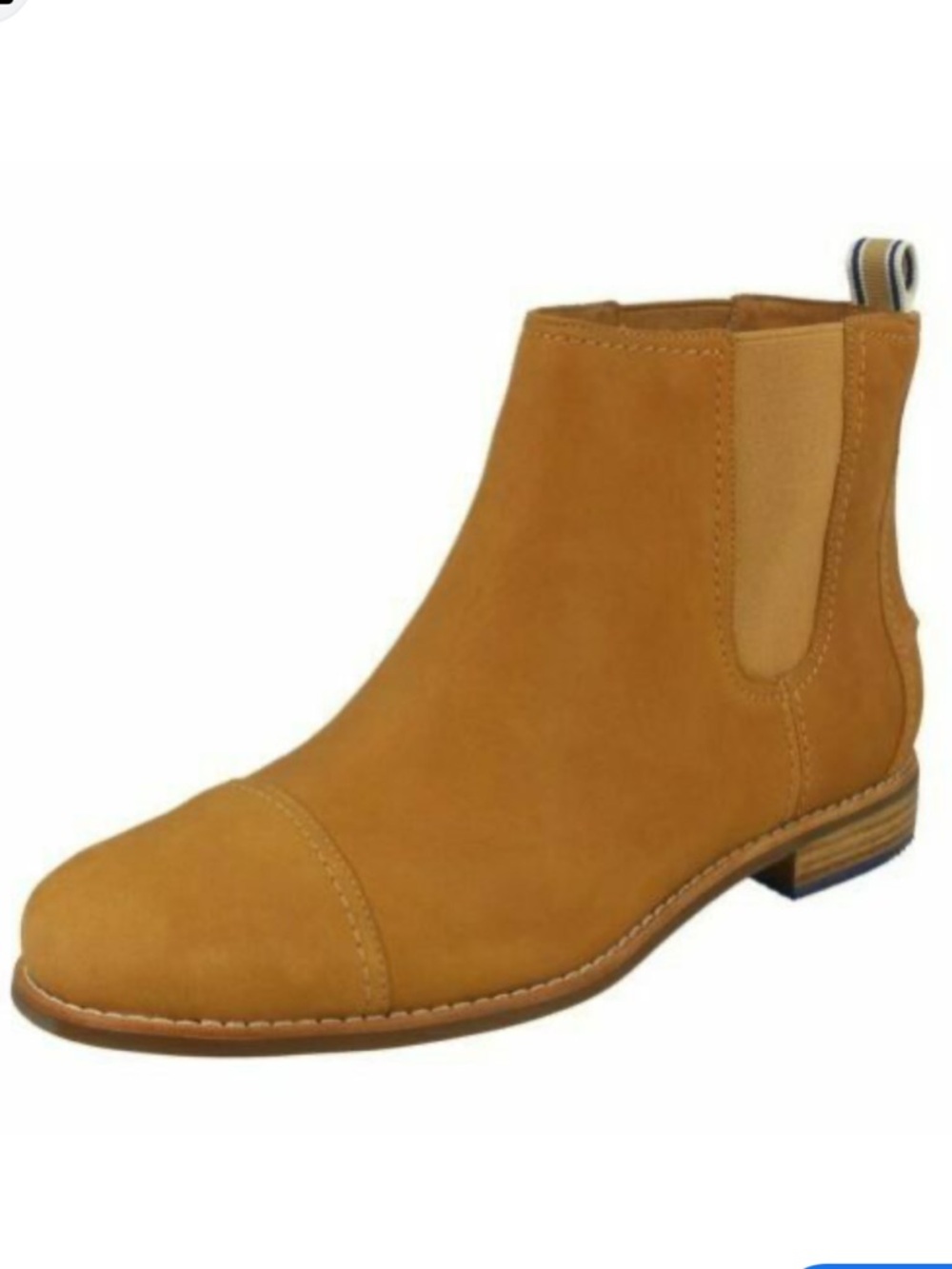 Sperry Topsider Chelsea Boots in Chestnut Tan Nubuck sz 7 M